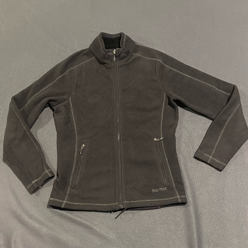 Marmot polartec fleece full zip jacket women’s size medium pre-owned‎ condition